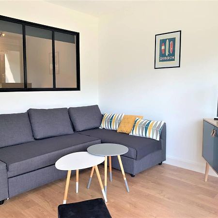 Quiberon, Appart 2 Pieces Renove, A 2 Pas De La Plage, Loggia Sud, Garage, Classe 2*, Pour 3 Pers. - Fr-1-478-182 المظهر الخارجي الصورة