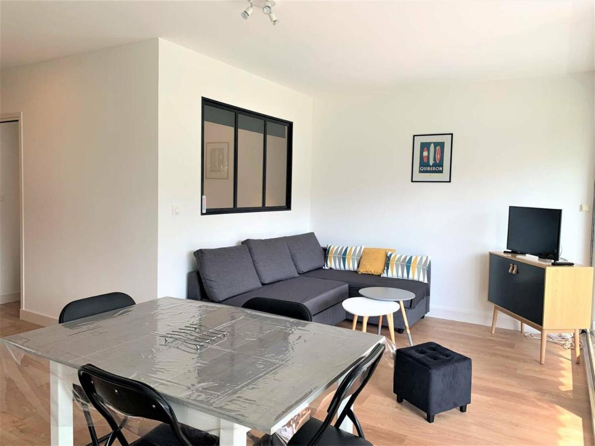 Quiberon, Appart 2 Pieces Renove, A 2 Pas De La Plage, Loggia Sud, Garage, Classe 2*, Pour 3 Pers. - Fr-1-478-182 المظهر الخارجي الصورة